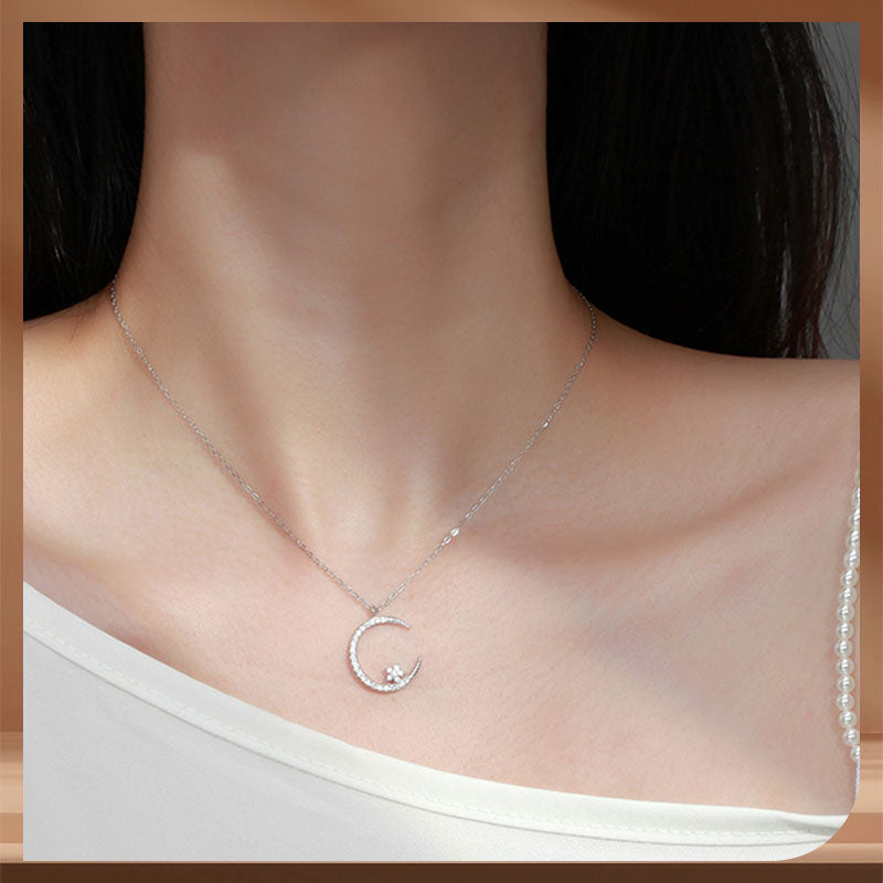 Luz · Collar de luna y estrella – Silvia Morel