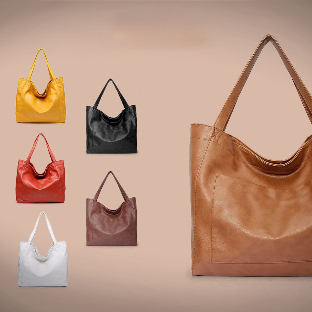 Sant Andreu · Bolso de hombro de tacto suave – Silvia Morel