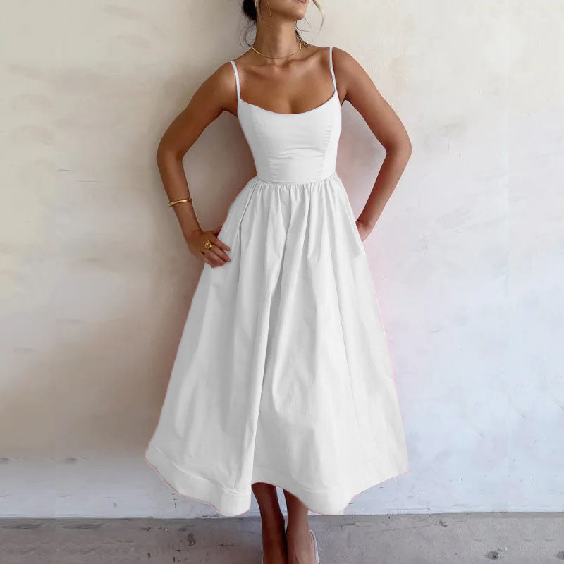 Fedra · Vestido romántico versátil – Silvia Morel