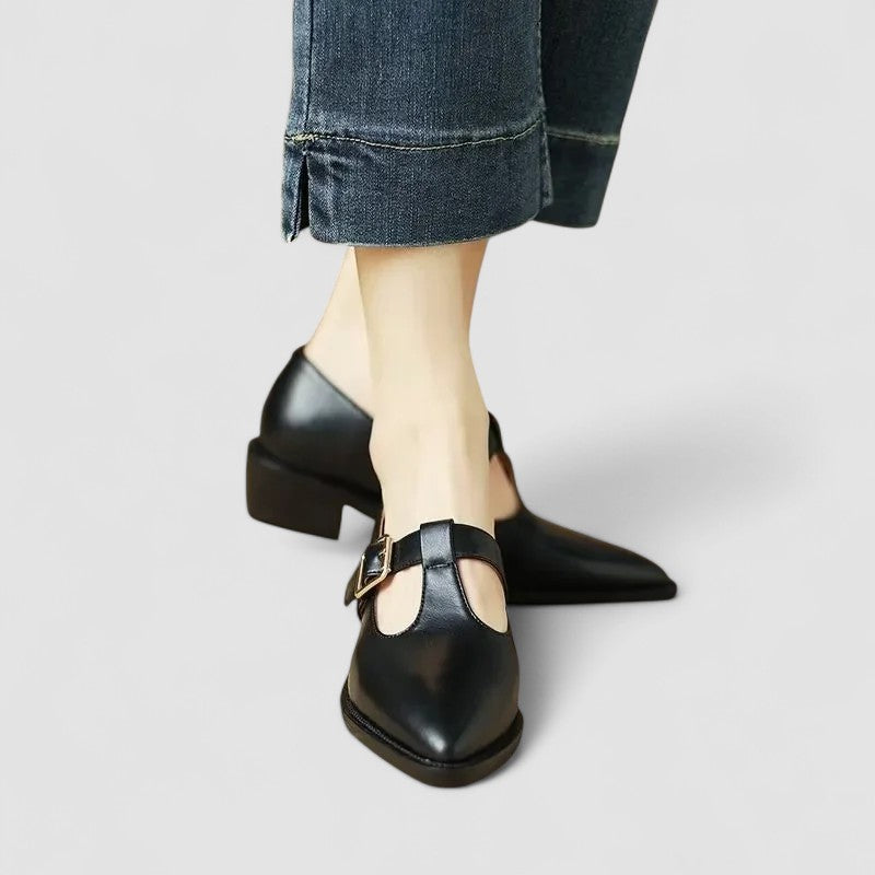 Tatiana · Zapatos Mary Jane con tacón bloque – Silvia Morel