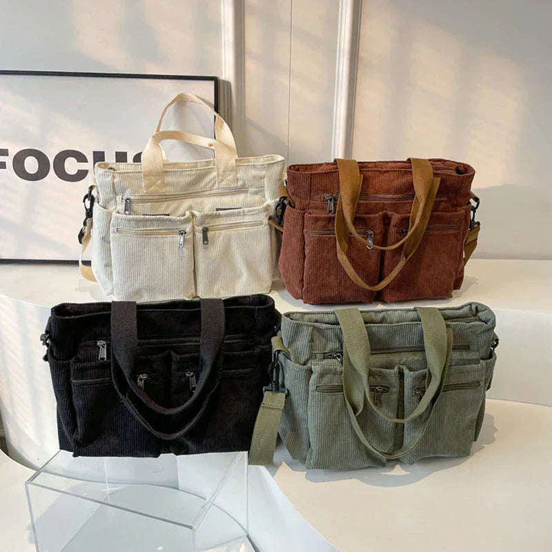 Luciana · Bolso tote de tejido acanalado – Silvia Morel