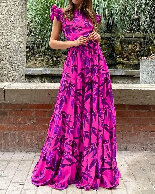 Sofía · Vestido largo floral versátil – Silvia Morel