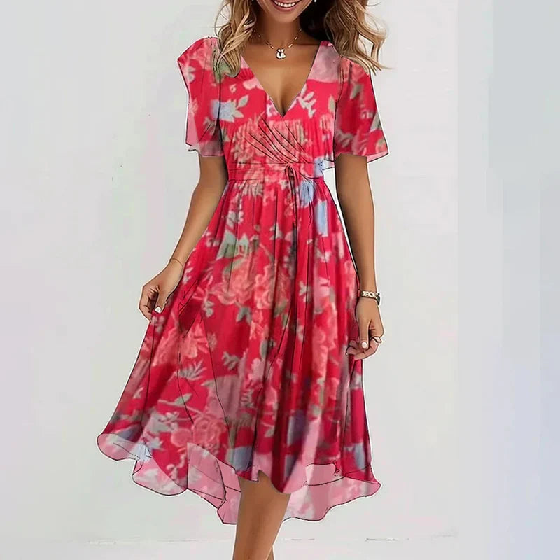 Lucinda · Vestido cruzado de verano – Silvia Morel