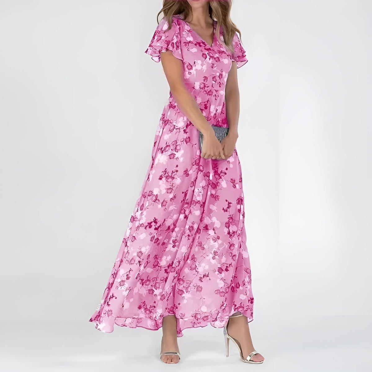 Cándida · Vestido vaporoso que disimula el abdomen – Silvia Morel
