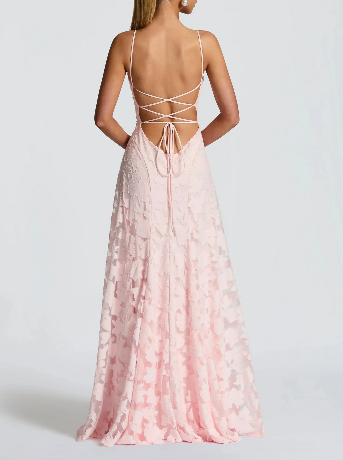 Ariadna · Vestido largo drapeado – Silvia Morel