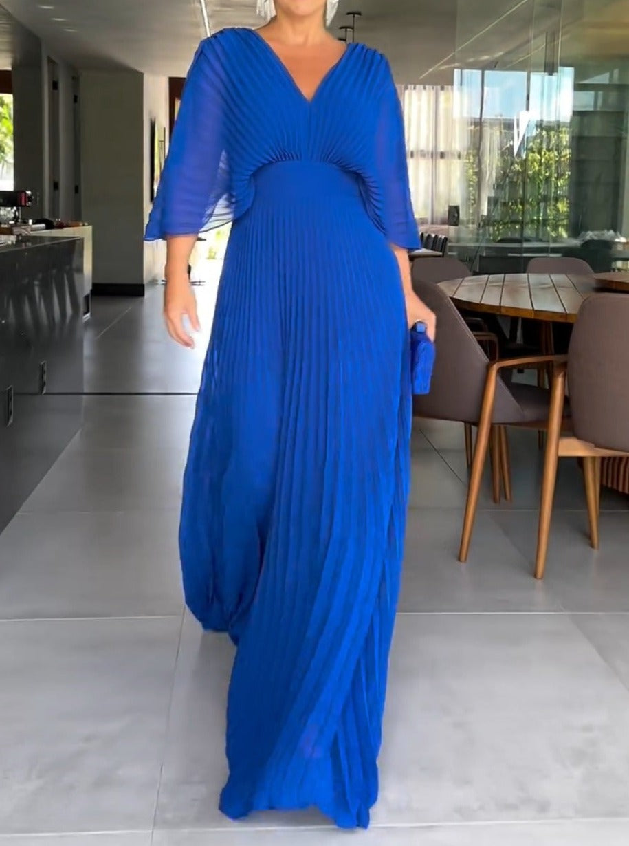 Paula · Vestido largo vaporoso – Silvia Morel