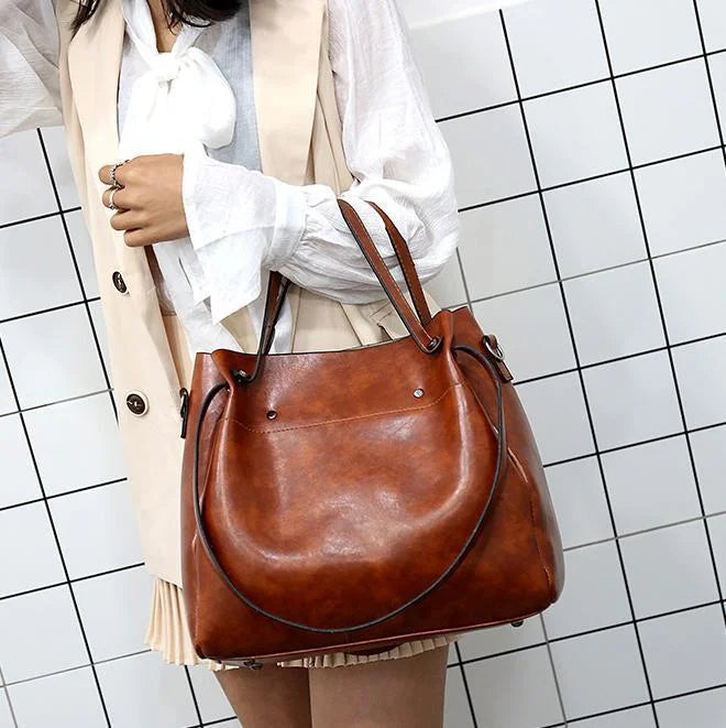 Claudia · Set de bolsos retro de cuatro piezas – Silvia Morel
