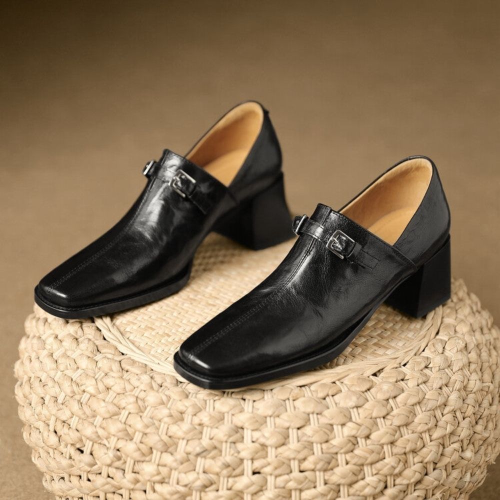 Leonor · Zapatos de salón con hebilla – Silvia Morel