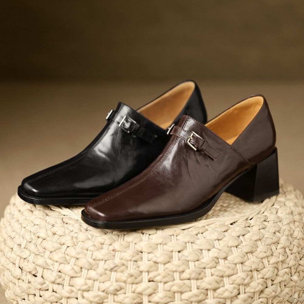 Leonor · Zapatos de salón con hebilla – Silvia Morel