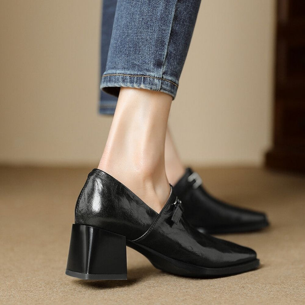 Leonor · Zapatos de salón con hebilla – Silvia Morel