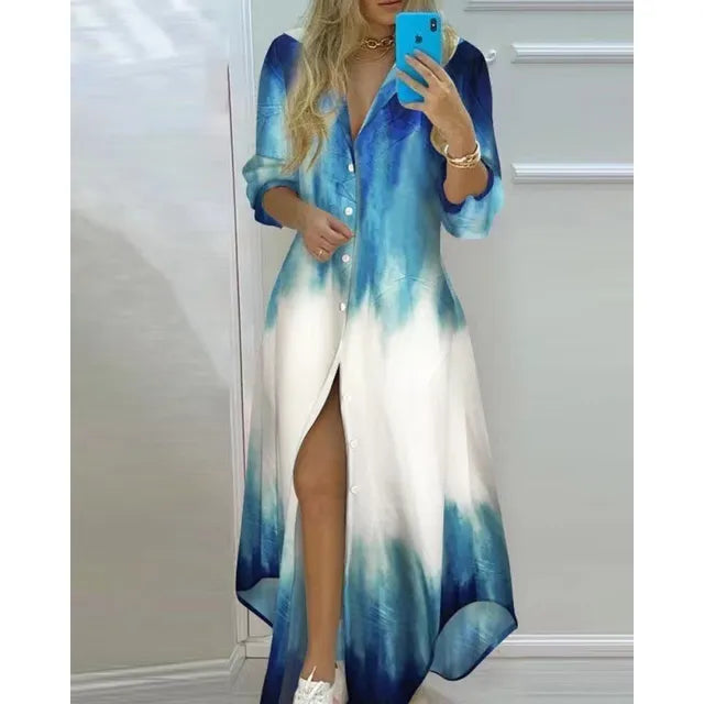 Ilse · Vestido de verano estampado bohemio – Silvia Morel