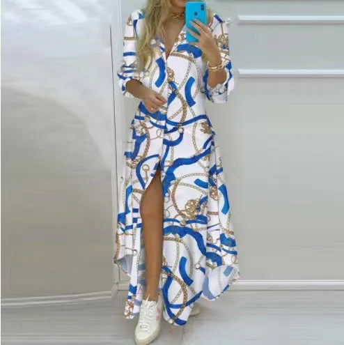 Ilse · Vestido de verano estampado bohemio – Silvia Morel