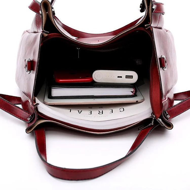 Claudia · Set de bolsos retro de cuatro piezas – Silvia Morel