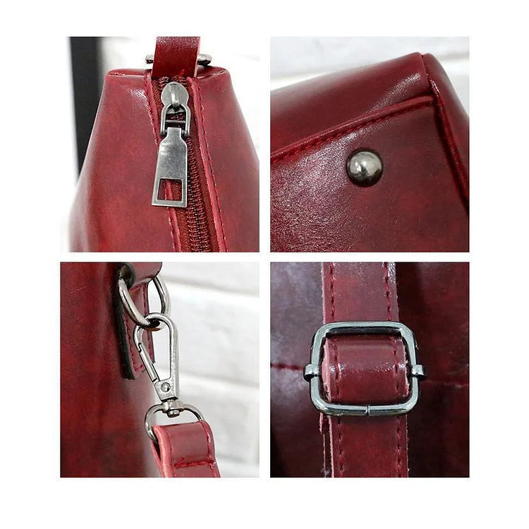 Claudia · Set de bolsos retro de cuatro piezas – Silvia Morel