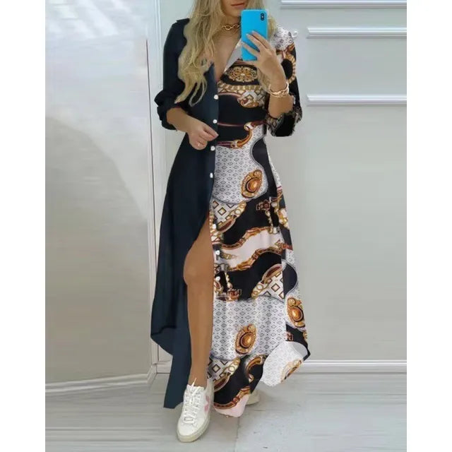 Ilse · Vestido de verano estampado bohemio – Silvia Morel