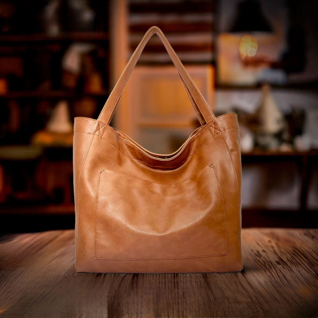 Sant Andreu · Bolso de hombro de tacto suave – Silvia Morel