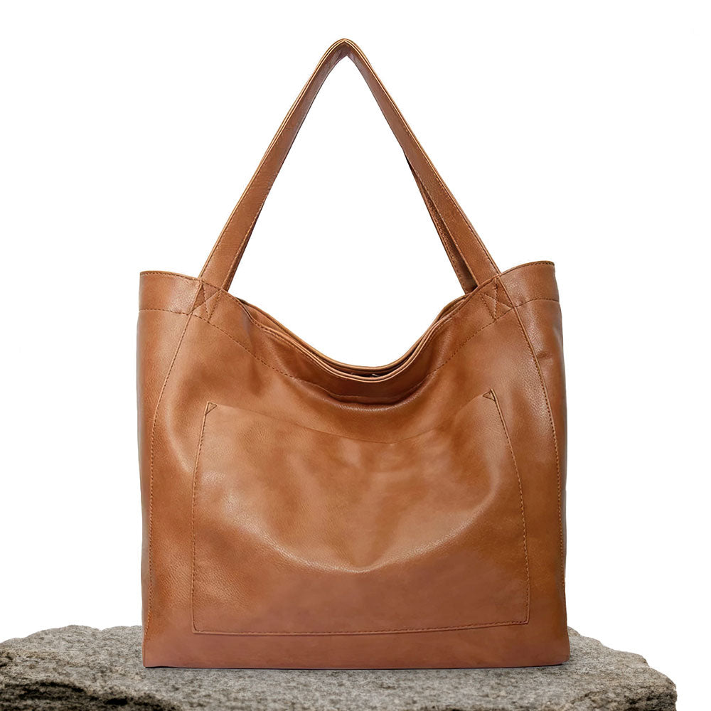 Sant Andreu · Bolso de hombro de tacto suave – Silvia Morel