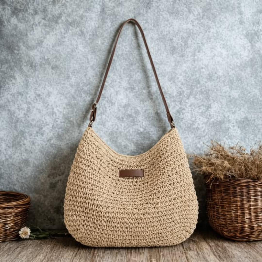 Francisca · Bolso bandolera trenzado – Silvia Morel