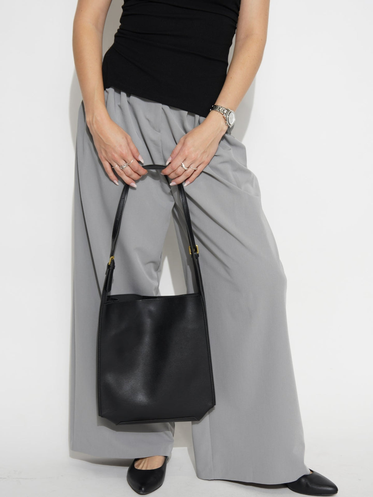 Ivette · Bolso de hombro minimalista – Silvia Morel