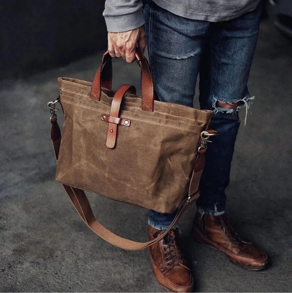 Collserola · Bolso de lona encerada – Silvia Morel