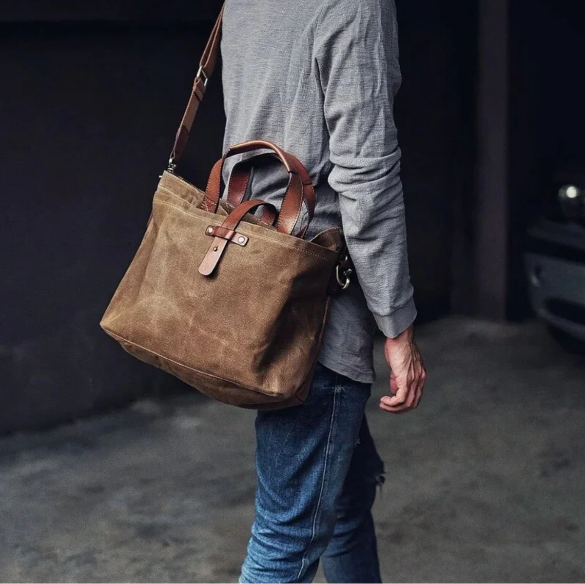 Collserola · Bolso de lona encerada – Silvia Morel