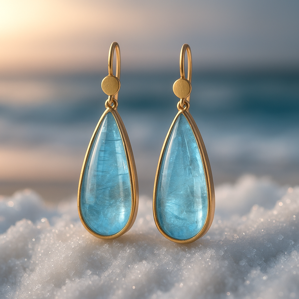 Salina · Pendientes de inspiración marina – Silvia Morel