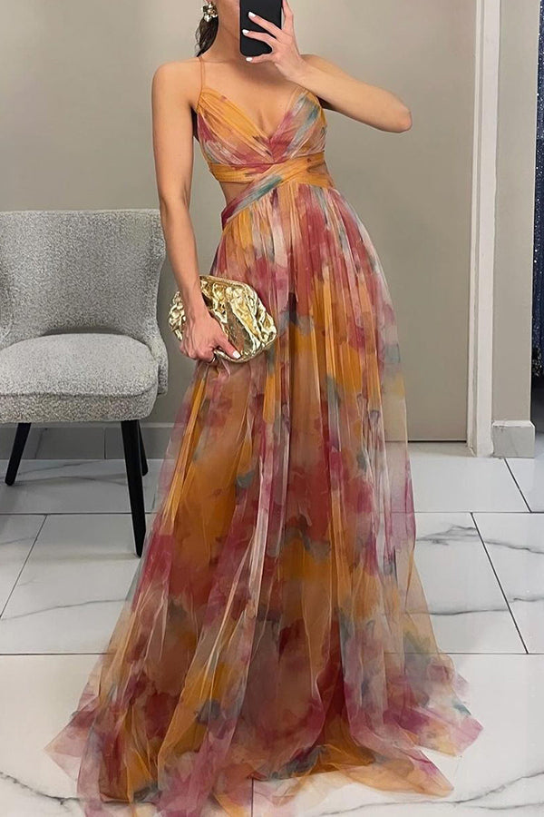 Alba · Vestido largo floral – Silvia Morel