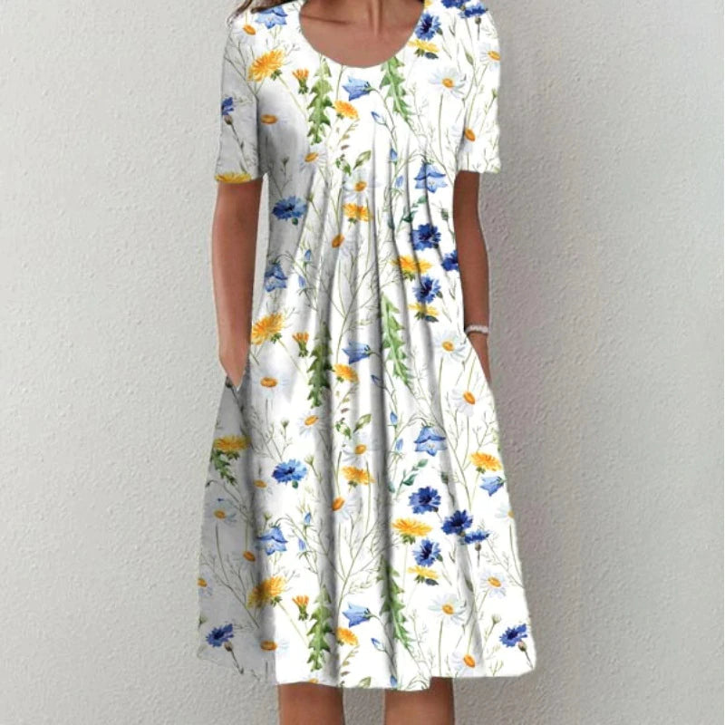 Magaly · Vestido de verano estampado – Silvia Morel