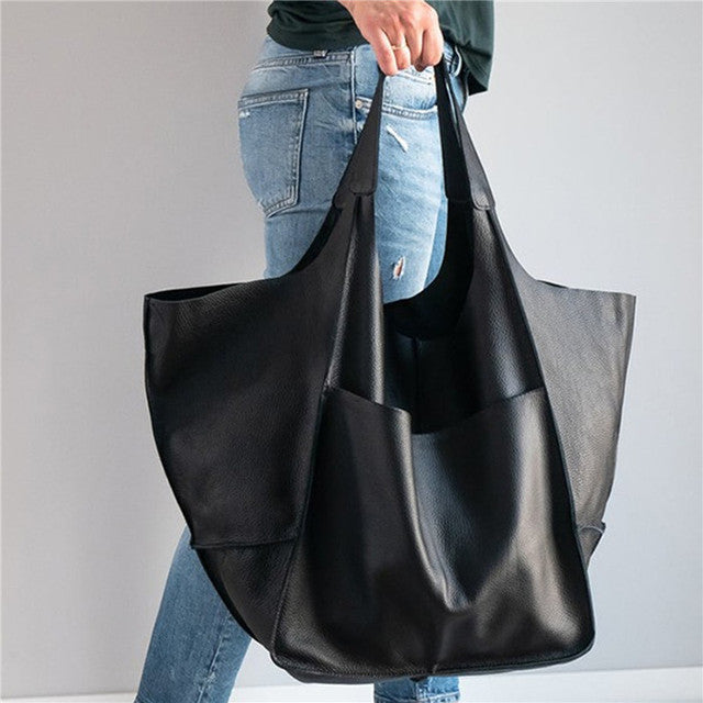 Diagonal · Bolso amplio de líneas elegantes – Silvia Morel