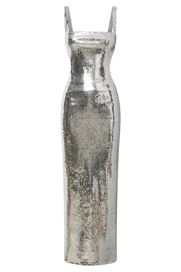 Ainhoa · Vestido largo de lentejuelas – Silvia Morel