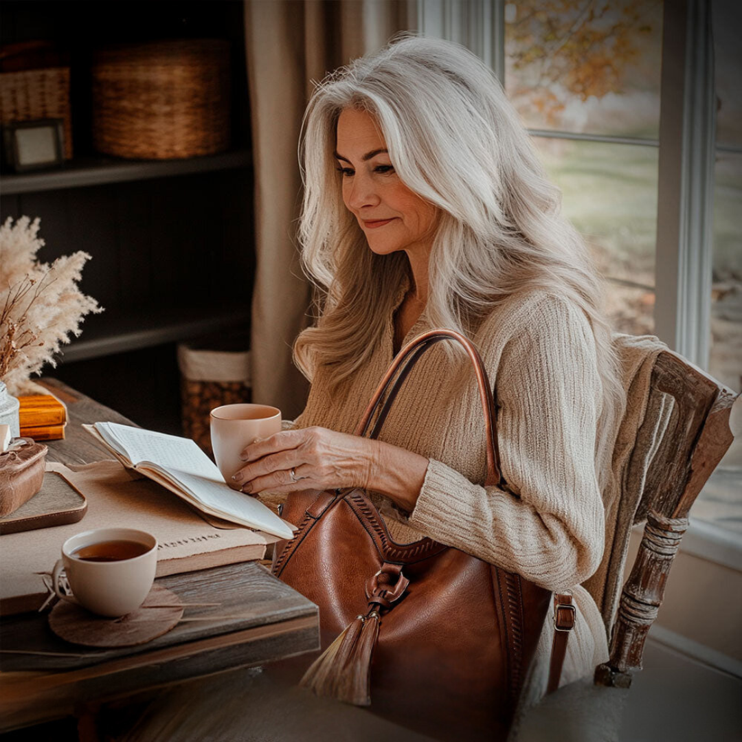 Carmel · Bolso de hombro con flecos – Silvia Morel