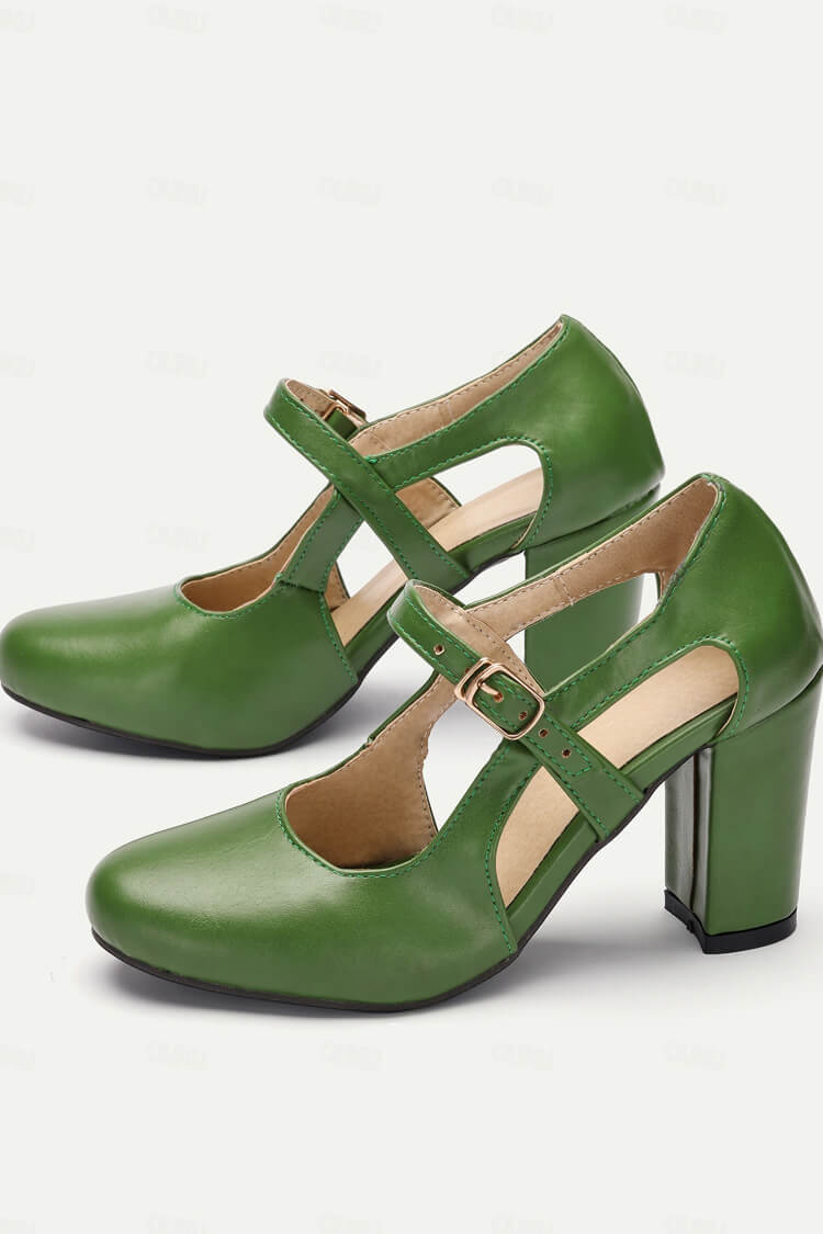 Cecilia · Zapatos de salón con tira en T – Silvia Morel