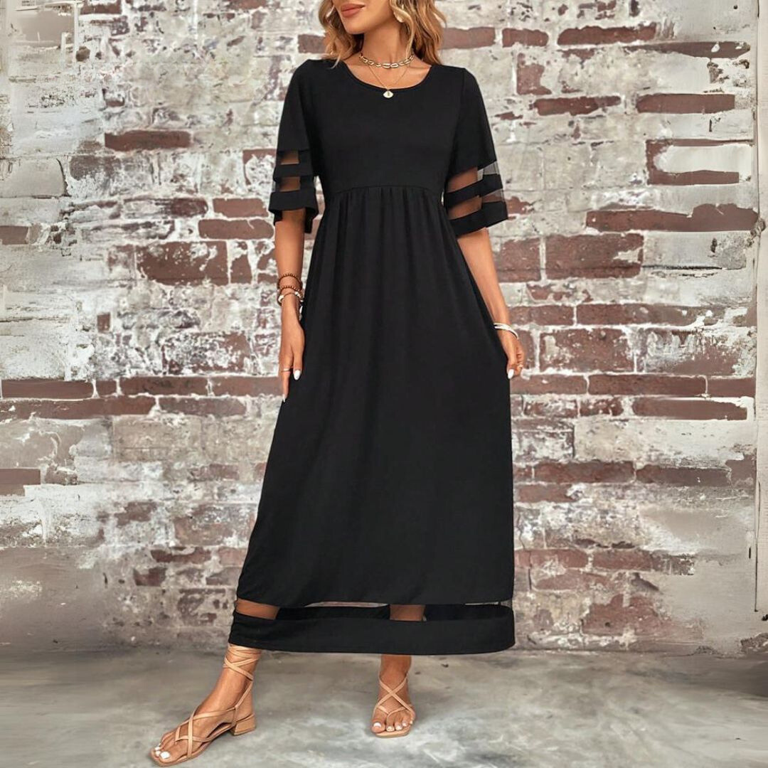 Arantxa · Vestido elegante de escote redondo – Silvia Morel