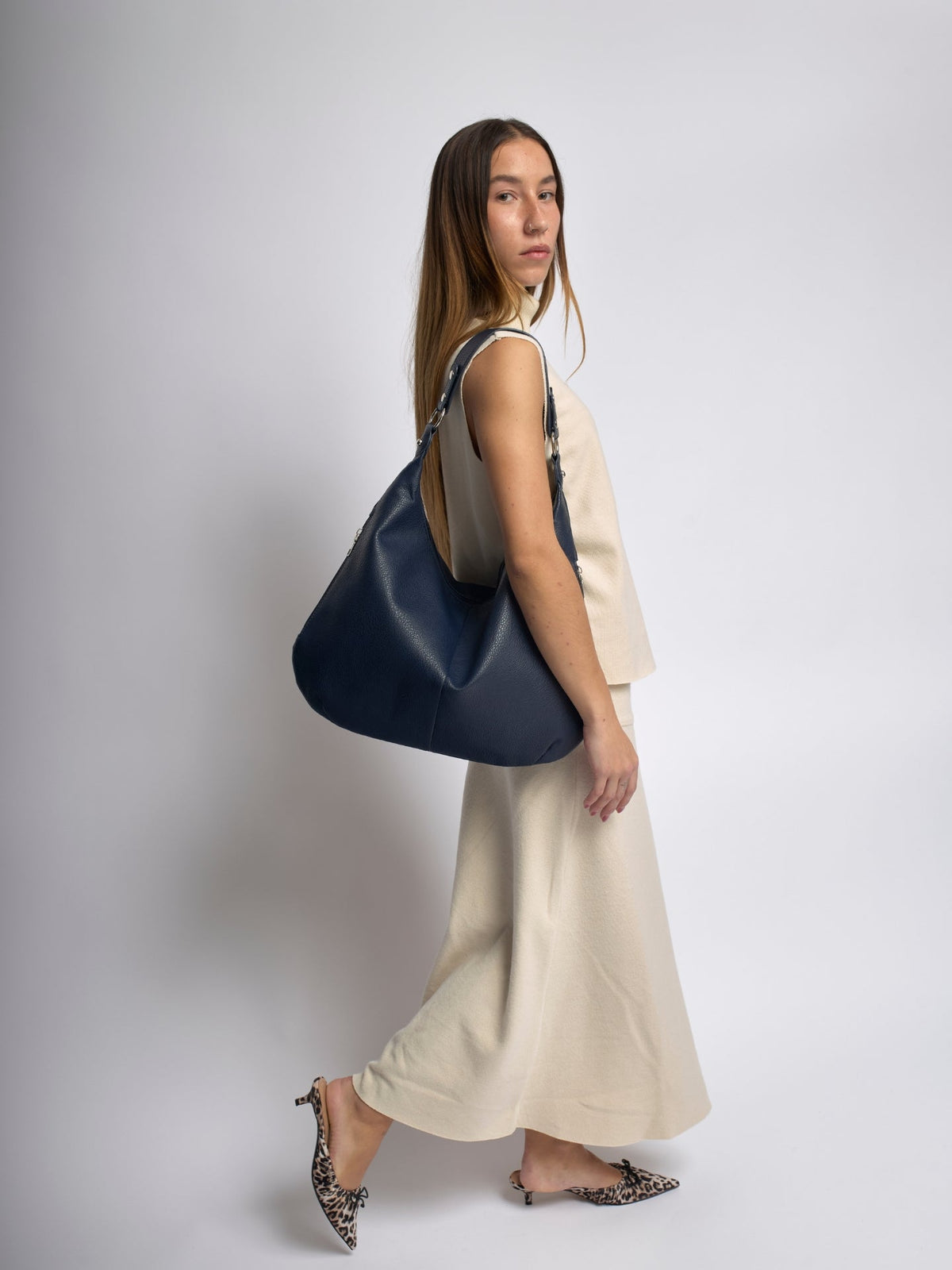 Eixample · Bolso bandolera de media luna – Silvia Morel