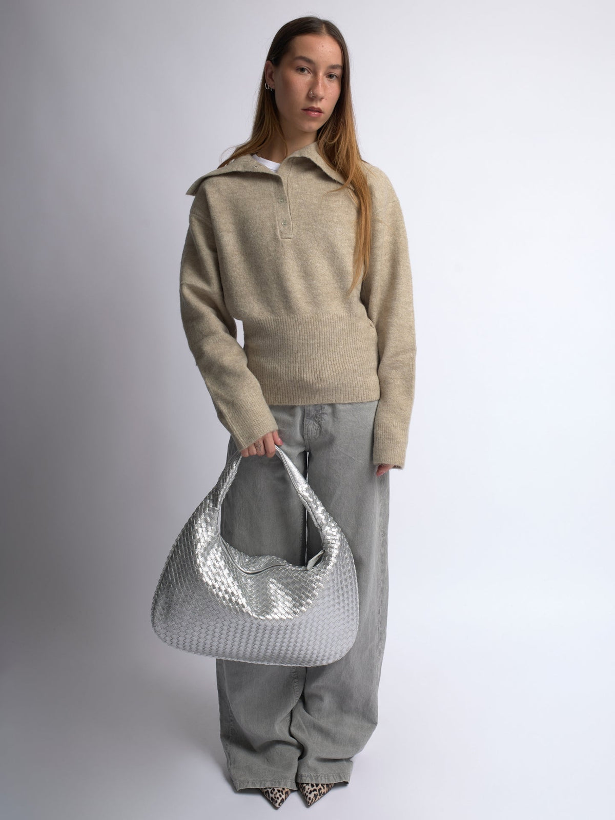 Tania · Bolso de hombro trenzado – Silvia Morel
