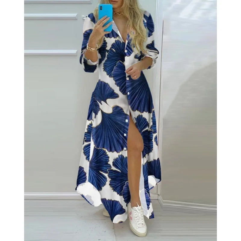Ilse · Vestido de verano estampado bohemio – Silvia Morel