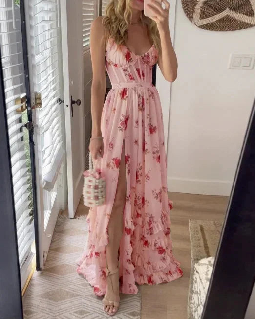 Selma · Vestido de flores elegante – Silvia Morel