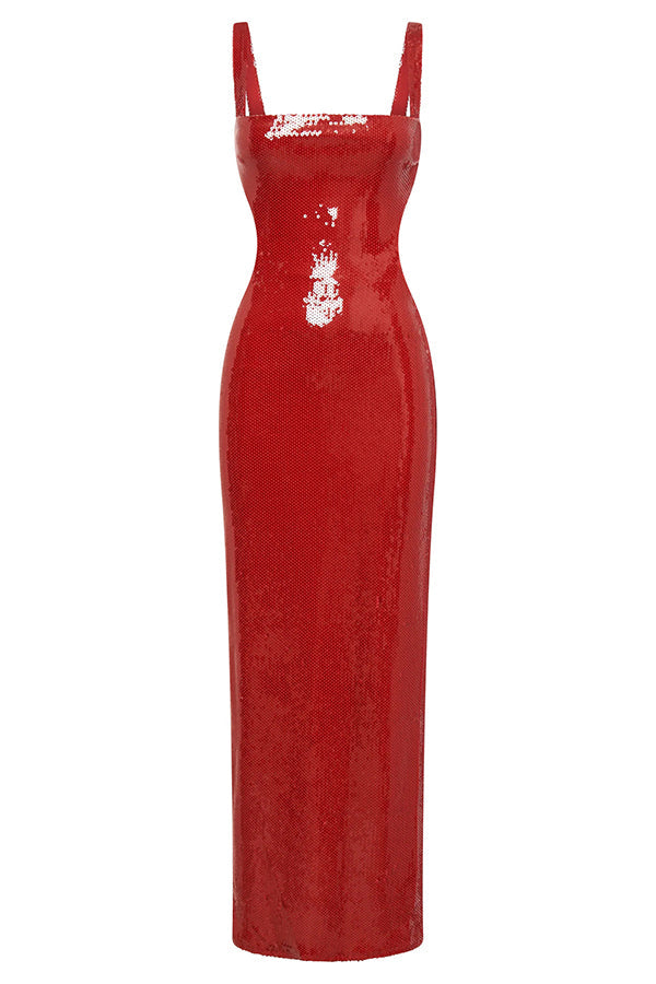 Ainhoa · Vestido largo de lentejuelas – Silvia Morel
