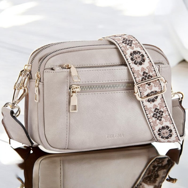 Montcada · Bolso de hombro con compartimentos – Silvia Morel