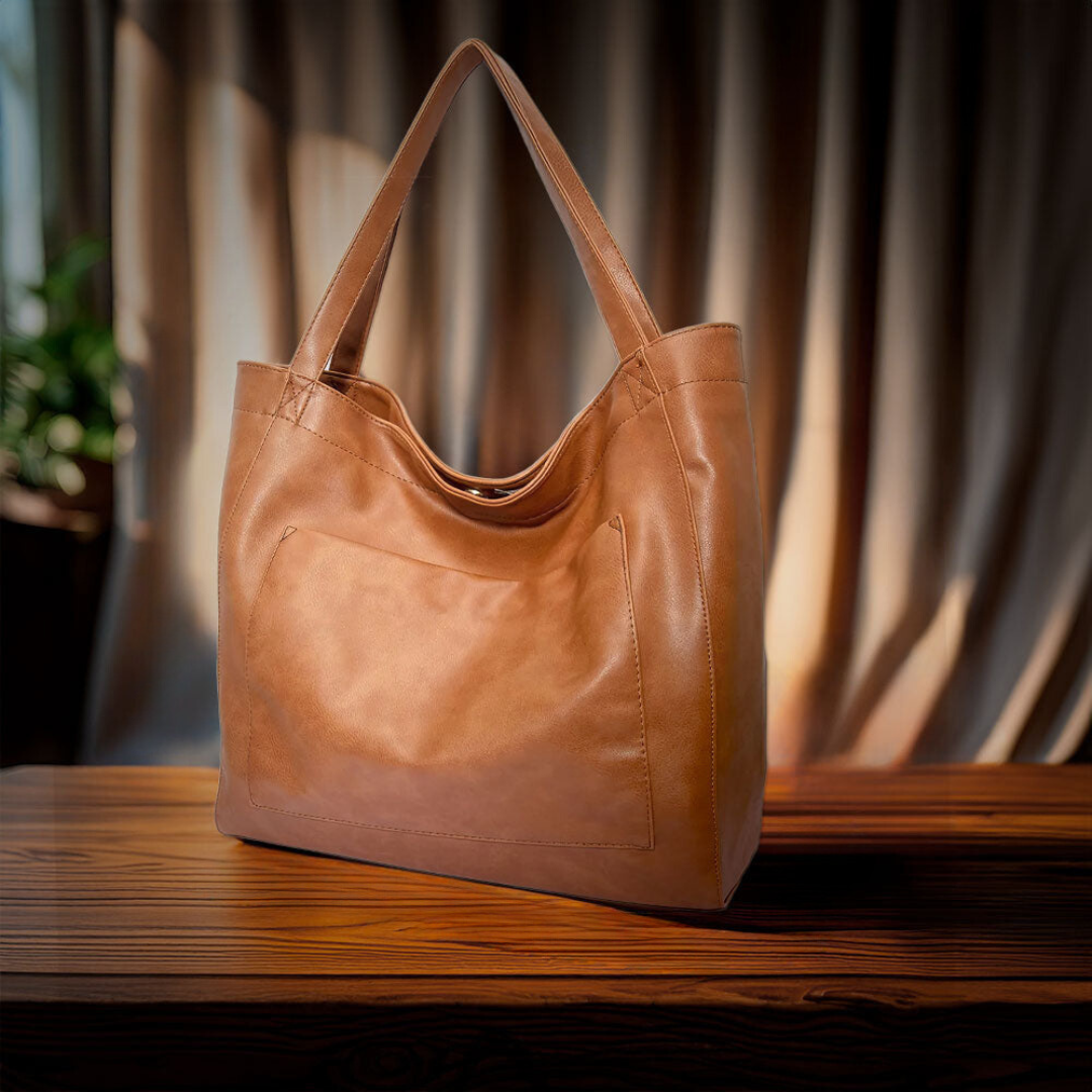 Sant Andreu · Bolso de hombro de tacto suave – Silvia Morel