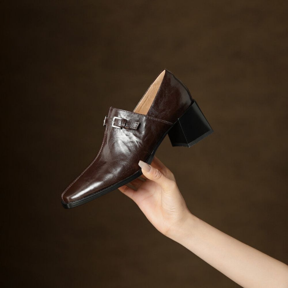 Leonor · Zapatos de salón con hebilla – Silvia Morel