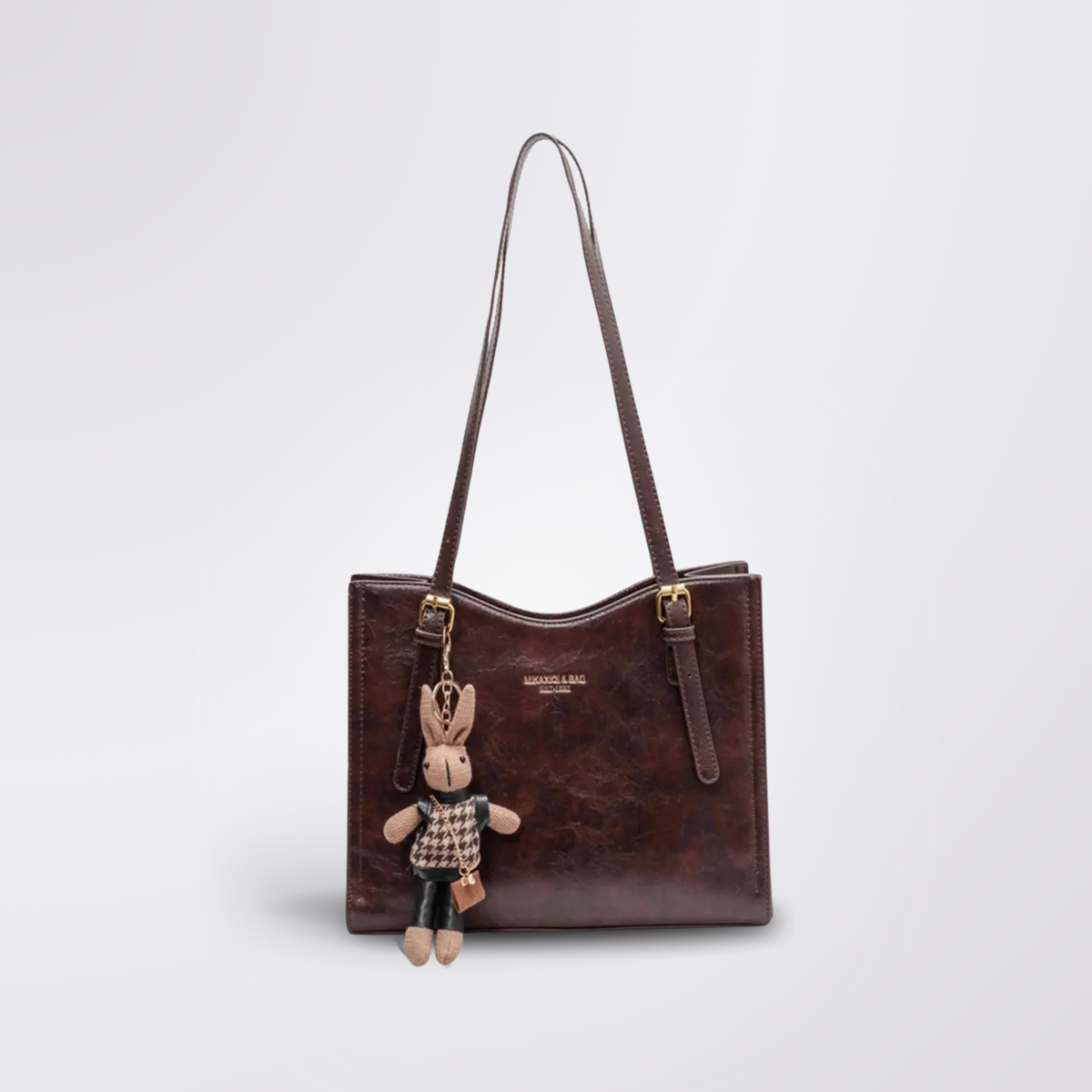 Marcela · Bolso de hombro vintage con llavero – Silvia Morel