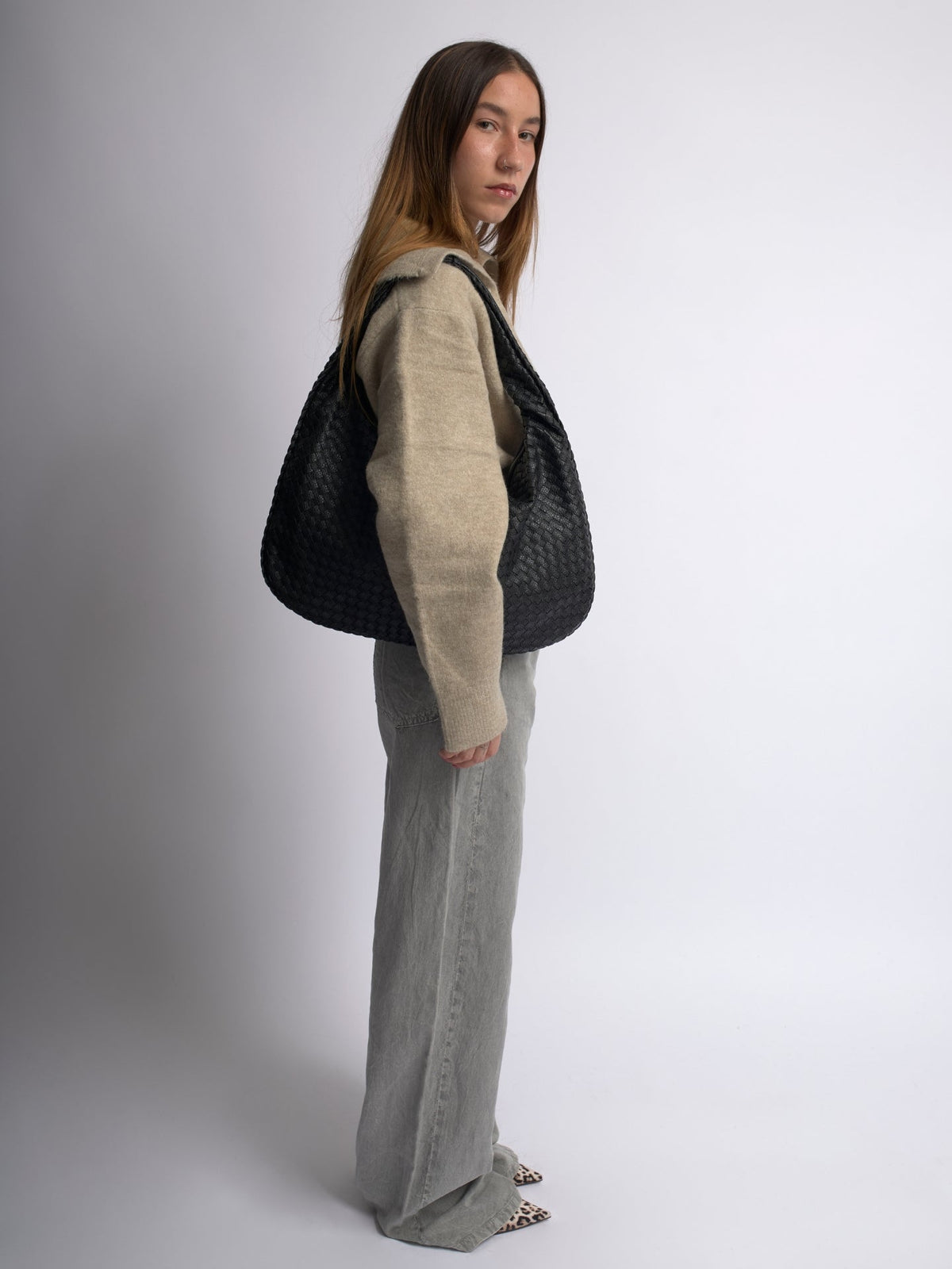 Tania · Bolso de hombro trenzado – Silvia Morel
