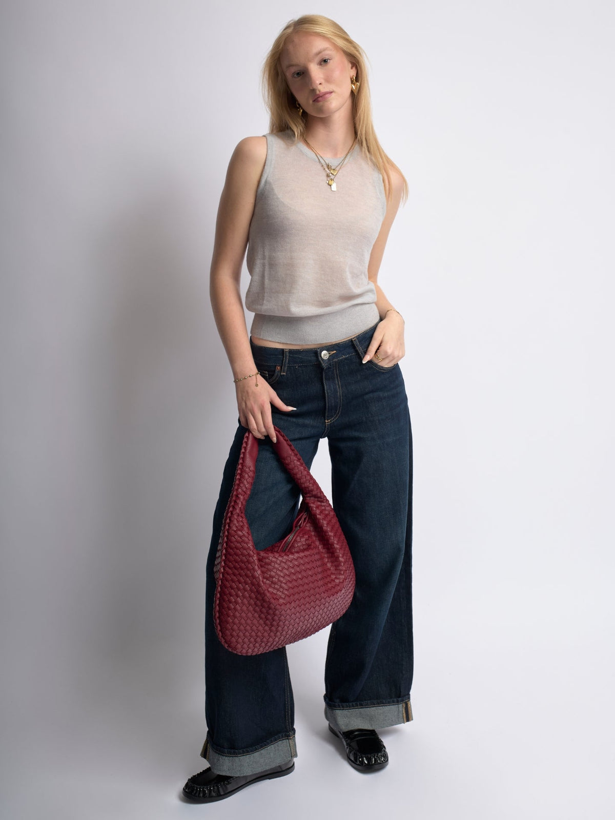 Tania · Bolso de hombro trenzado – Silvia Morel