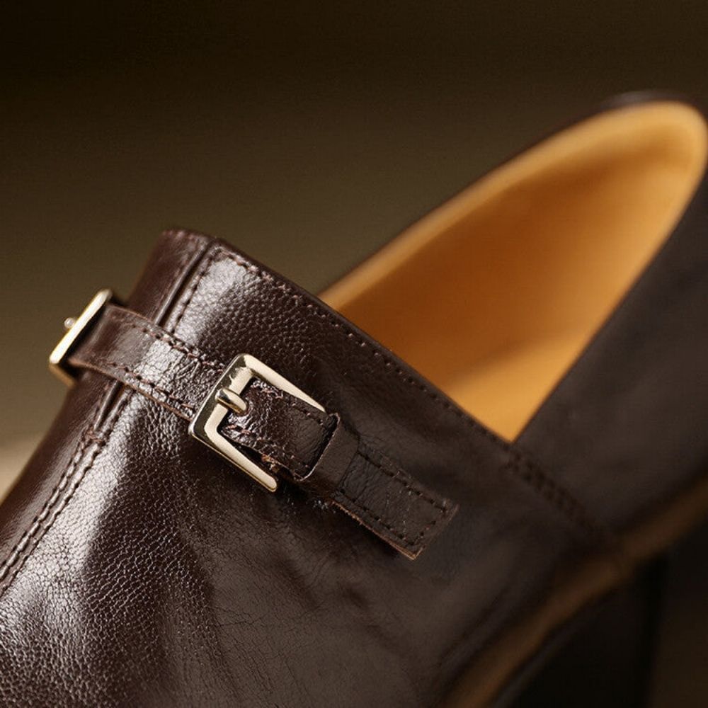 Leonor · Zapatos de salón con hebilla – Silvia Morel
