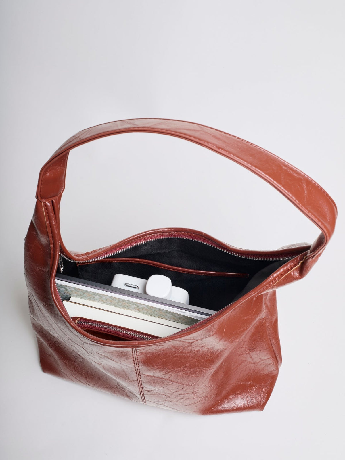 Born · Bolso tote de piel vegana envejecida – Silvia Morel
