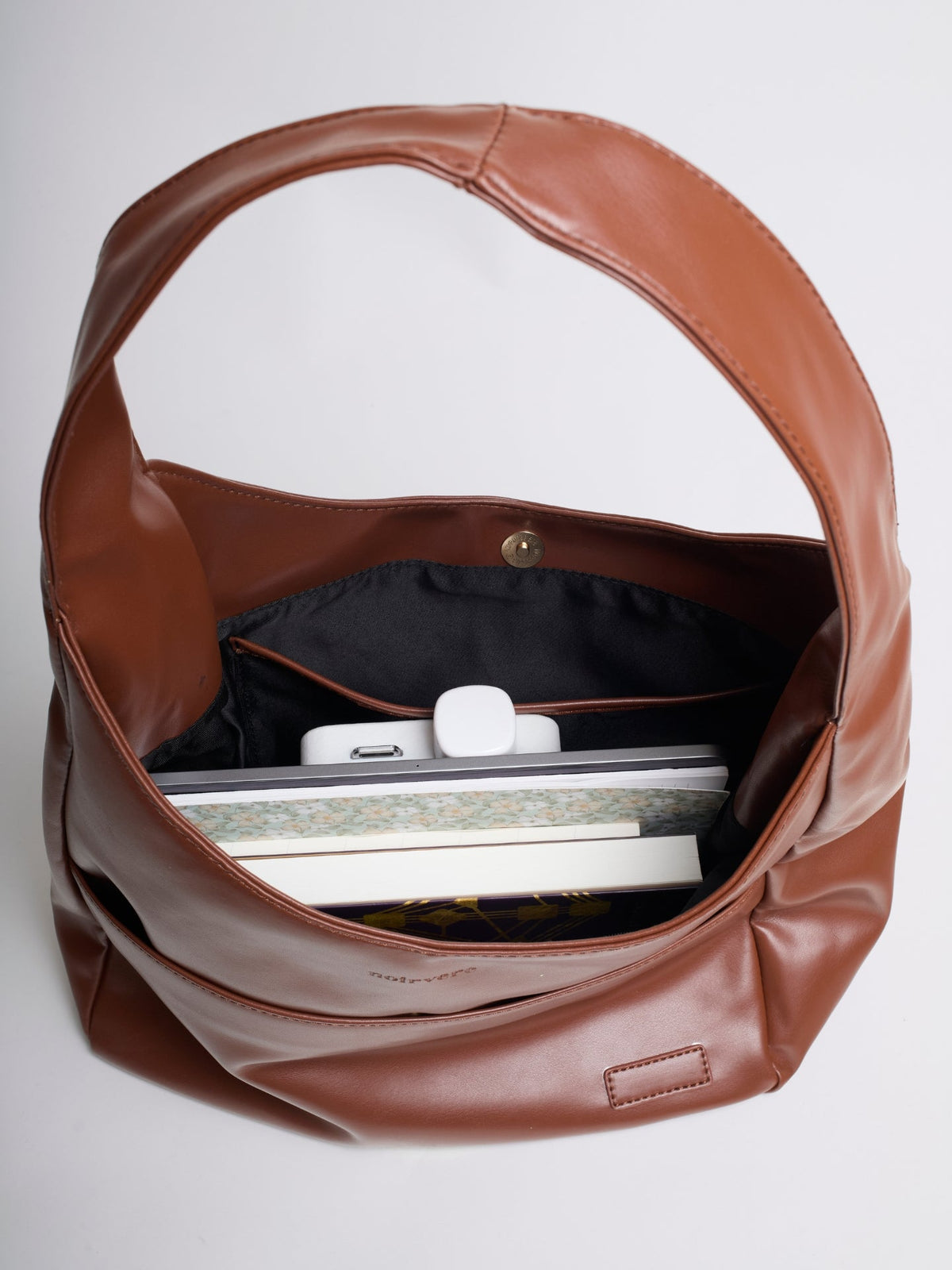 Mónica · Bolso de diario de piel vegana – Silvia Morel