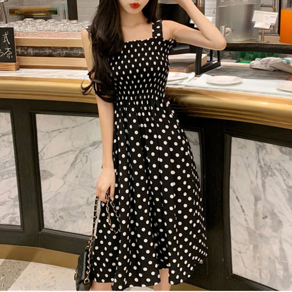Milena · Vestido de lunares de verano – Silvia Morel