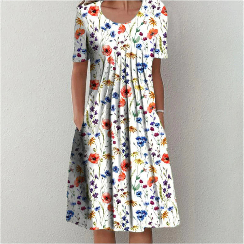 Magaly · Vestido de verano estampado – Silvia Morel