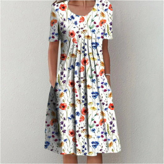 Magaly · Vestido de verano estampado – Silvia Morel